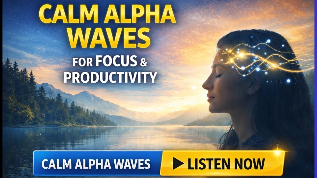 A Calm Alpha Wave for Focus and Mental Clarity