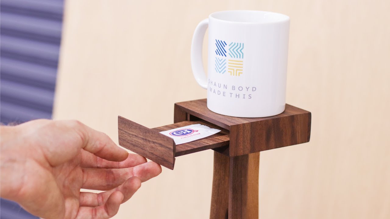 The One Cup of Coffee Table -- it has magnets, too!
