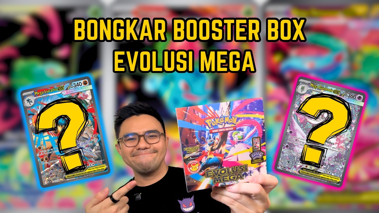 BREWEK BOOSTER BOX POKEMON EVOLUSI MEGA! 😱 2 HIT SEKALIGUS DALAM 1 PACK?!!