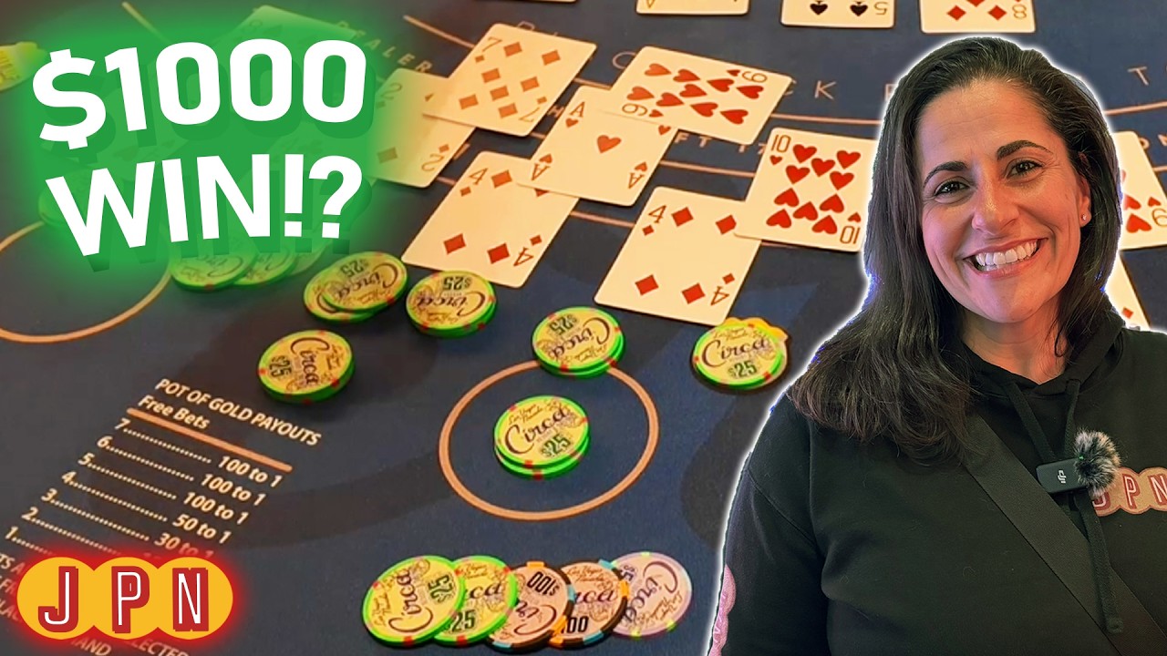 Blackjack on $1000 Thursday with some HUGE WINS on the side bets!