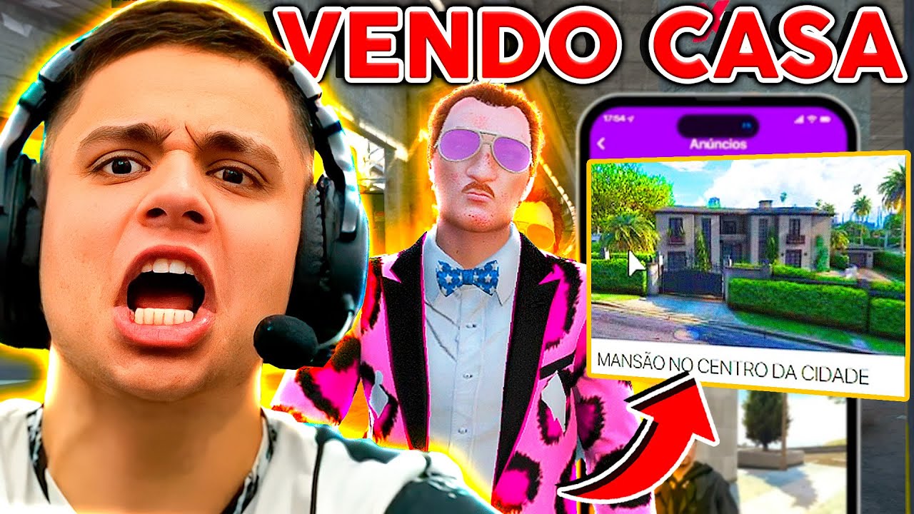 GOLPE DAS CASAS no GTA RP! DEU RUIM (Paulinho o LOKO)