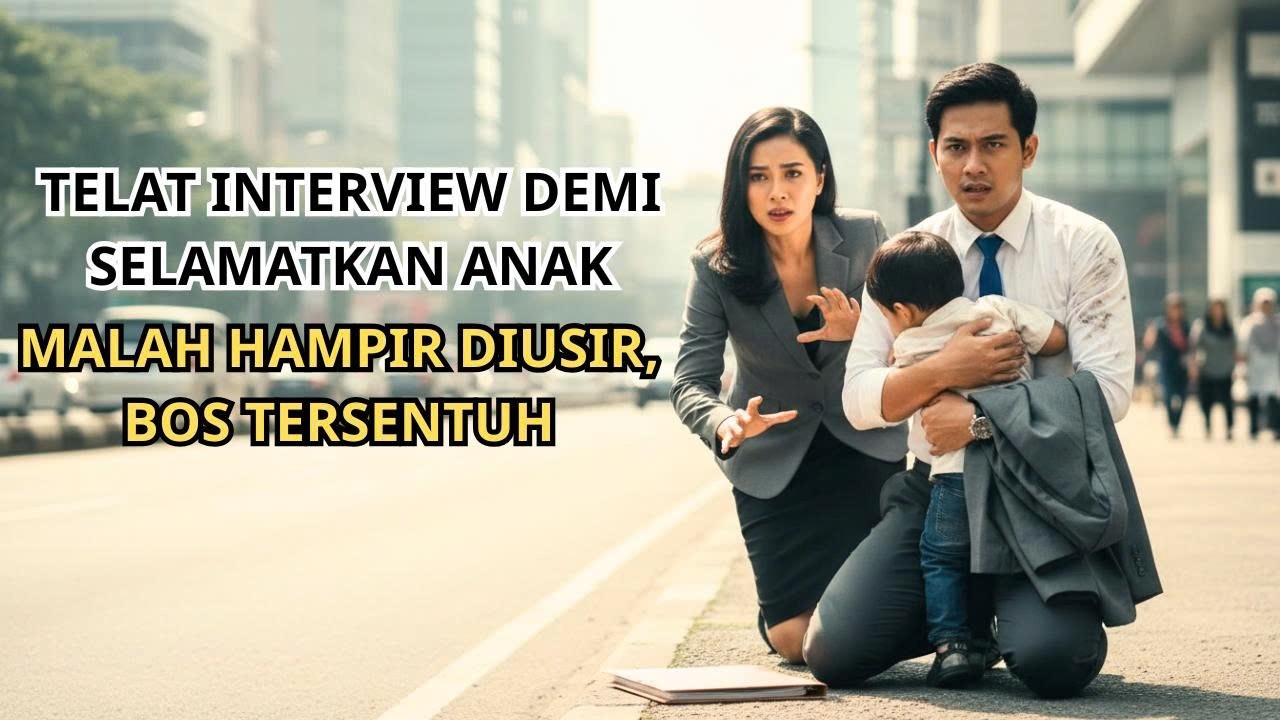 Terlambat Interview Karena Selamatkan Anak, Hampir Diusir, Bos Justru Tersentuh