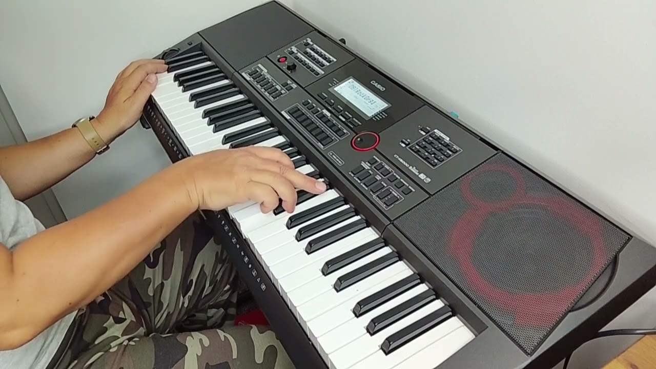 Bela snežinka - skupina veter instrumental (cover) casio ct x5000