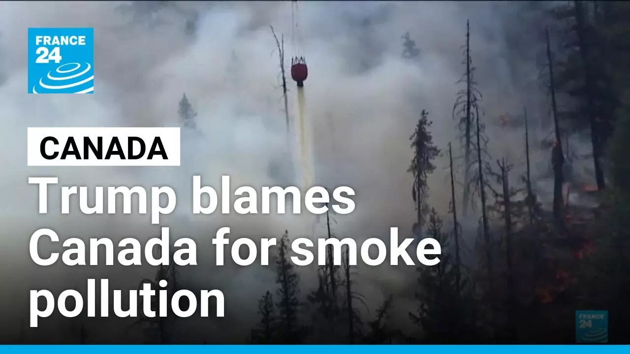Donald Trump blames Canada for smoke pollution &bull; FRANCE 24 English