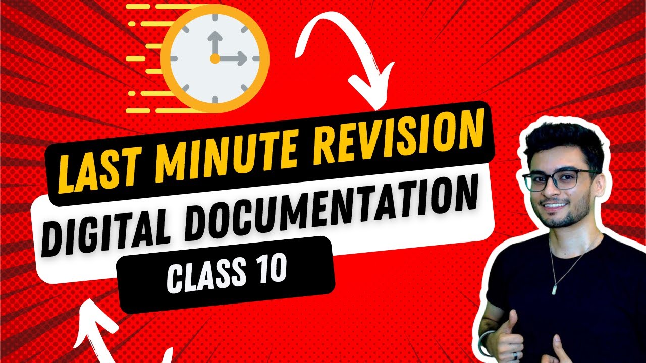 Digital Documentation IMPORTANT Questions Class 10 CBSE 2024 | IT 402