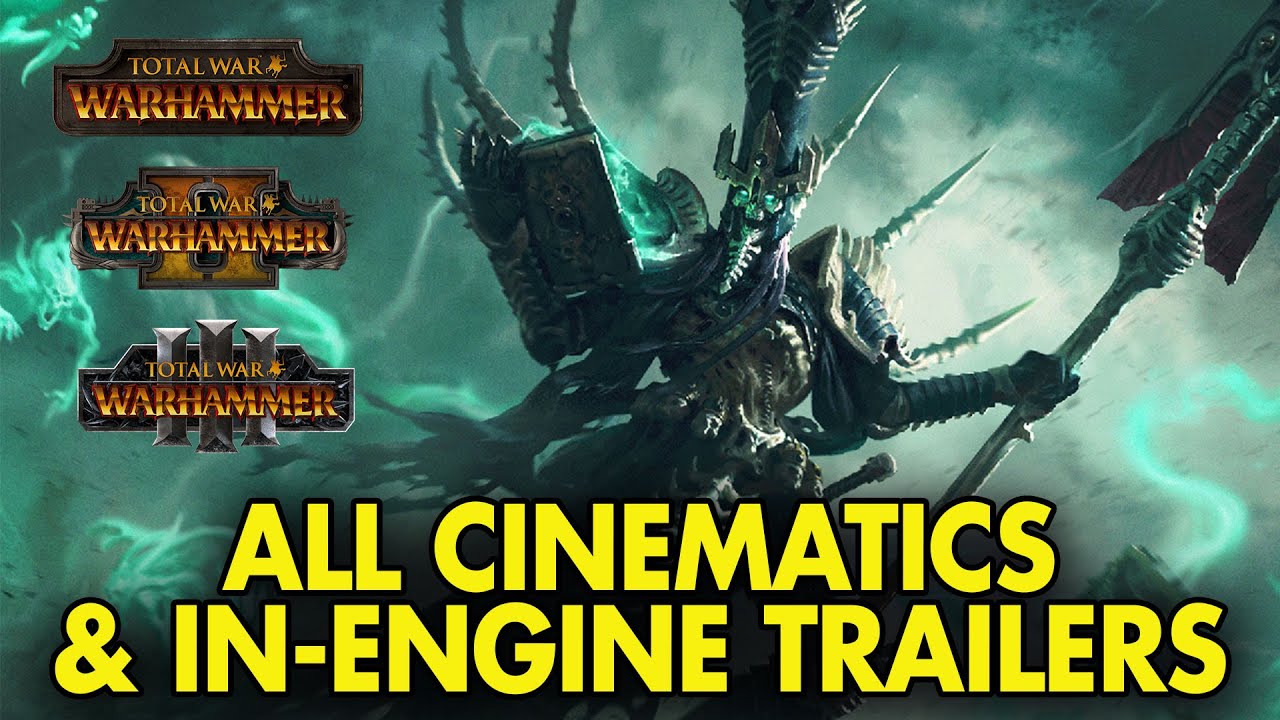 Total War: Warhammer 1, 2 and 3 - All In-engine Cinematic Trailers & Intros FULL HD (Decemeber 2025)