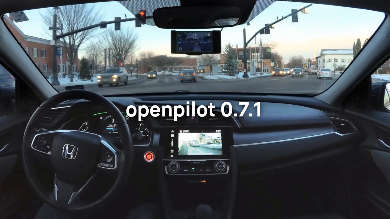 Rural Roads and Intersections | openpilot CHALLENGE #1 | 0.7.1 self-driving
