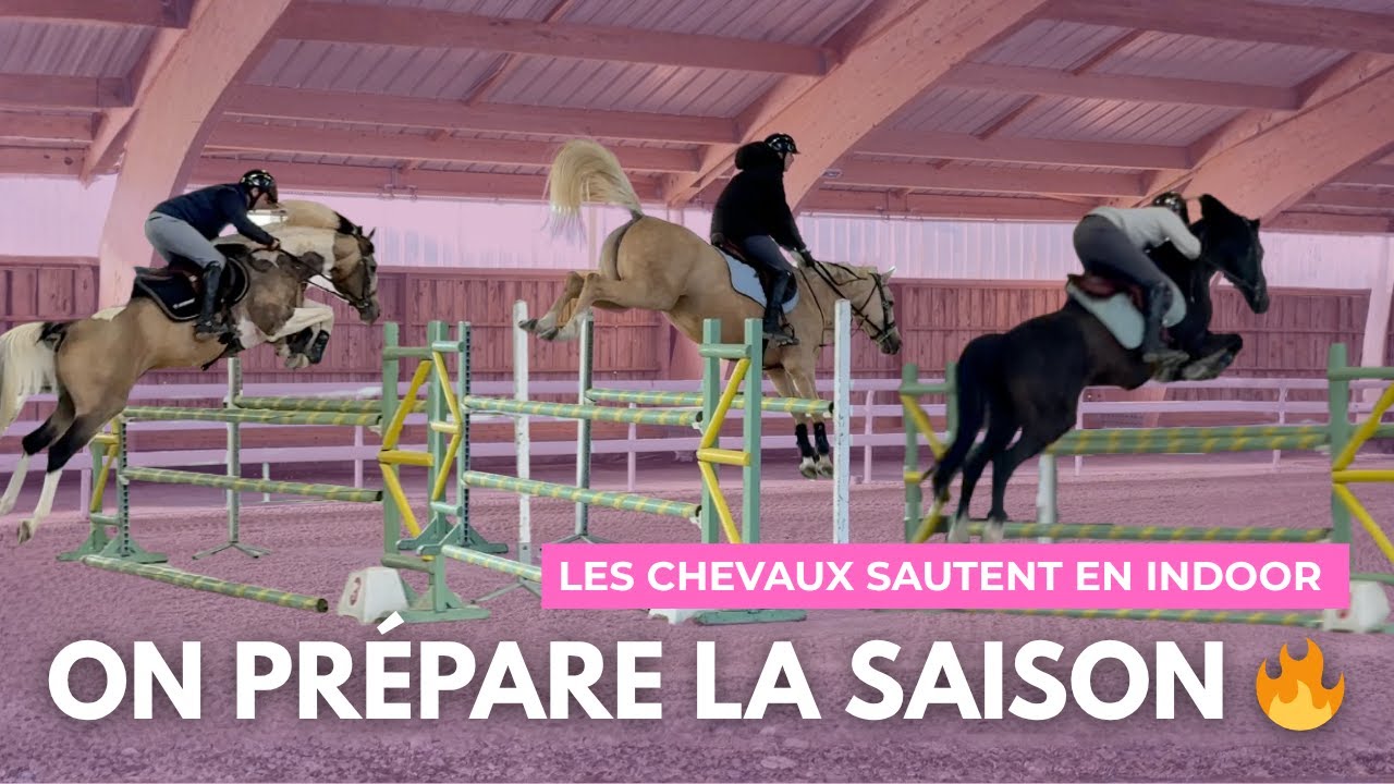 LES CHEVAUX PASSENT EN MODE INDOOR POUR CET HIVER ❄️🐴