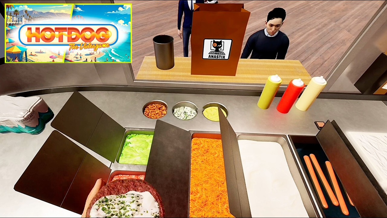 УЧУСЬ ГОТОВИТЬ ХОТДОГИ И БУРГЕРЫ - HOTDOG THE VIDEOGAME: DEMO