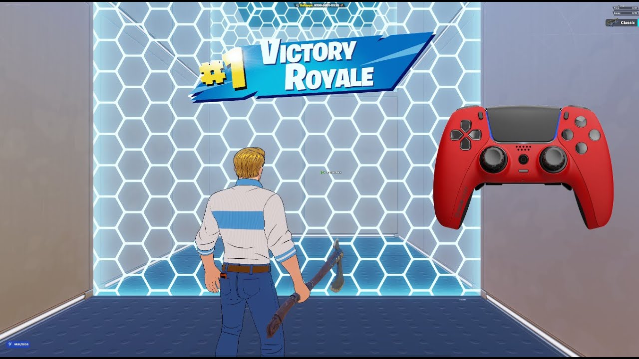 *NEW* FRED JONES SKIN PS5 Controller🎮Fortnite Piece Control 1v1🎯Gameplay