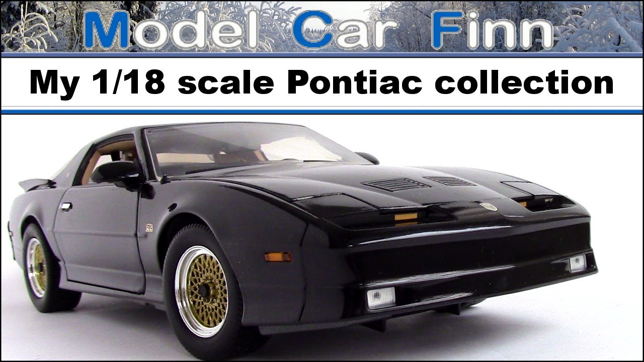 My 1/18 scale Pontiac modelcar collection