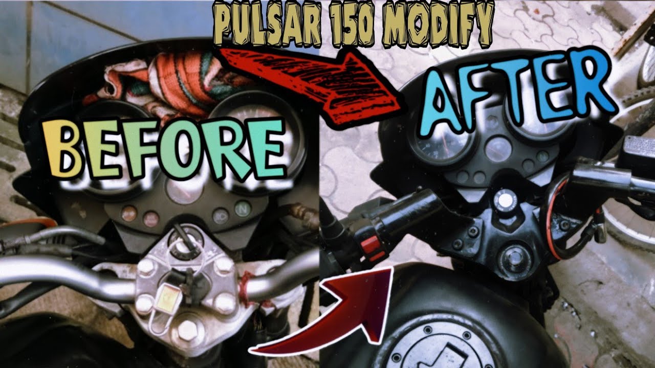 PULSAR 150 | MODIFY | OLD HANDLE |  IN NEW PULSAR 220 F | NEW HANDLE
