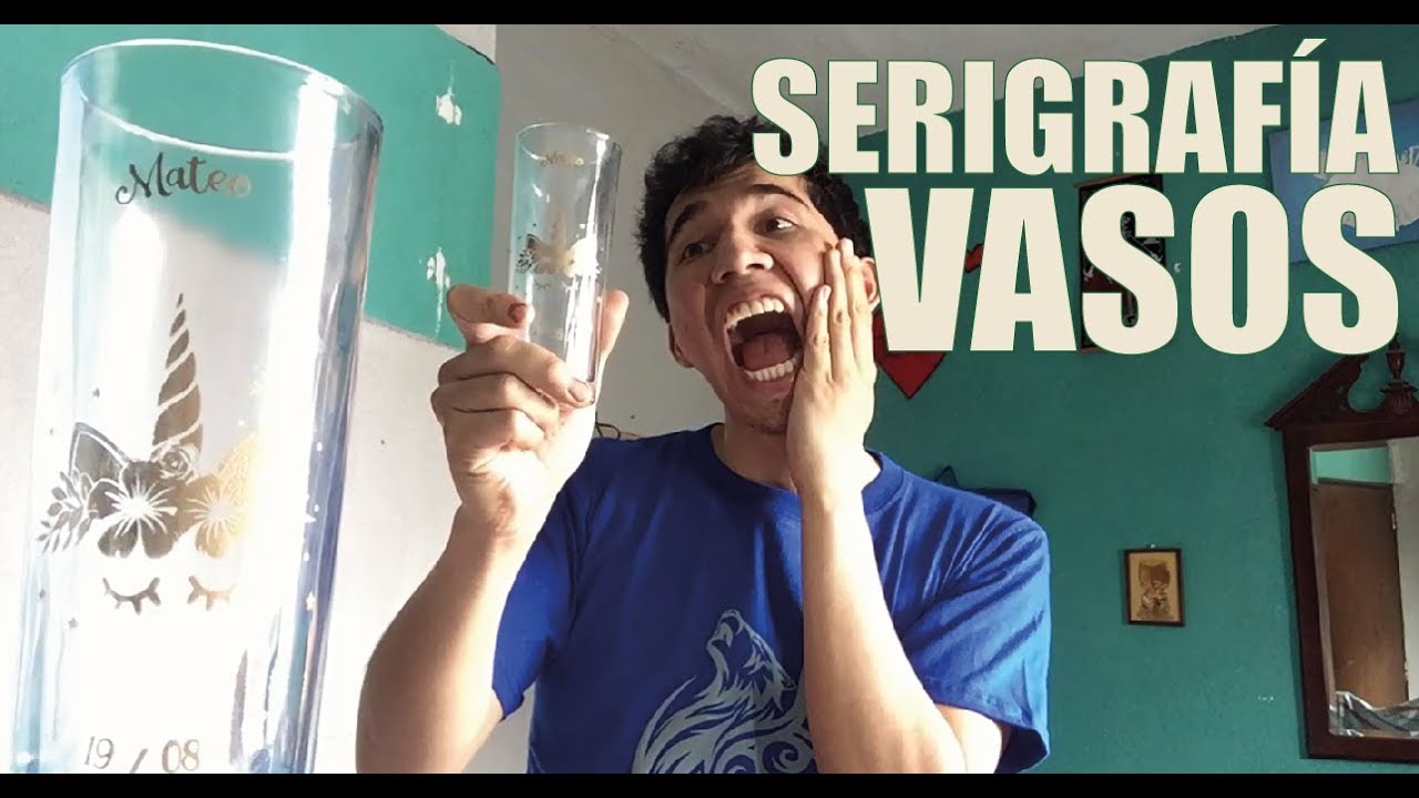 COMO HACER SERIGRAFIA EN VASOS? COMO PERSONALIZAR VASOS CON SERIGRAFIA? — SERIGRAFIA EN VASOS