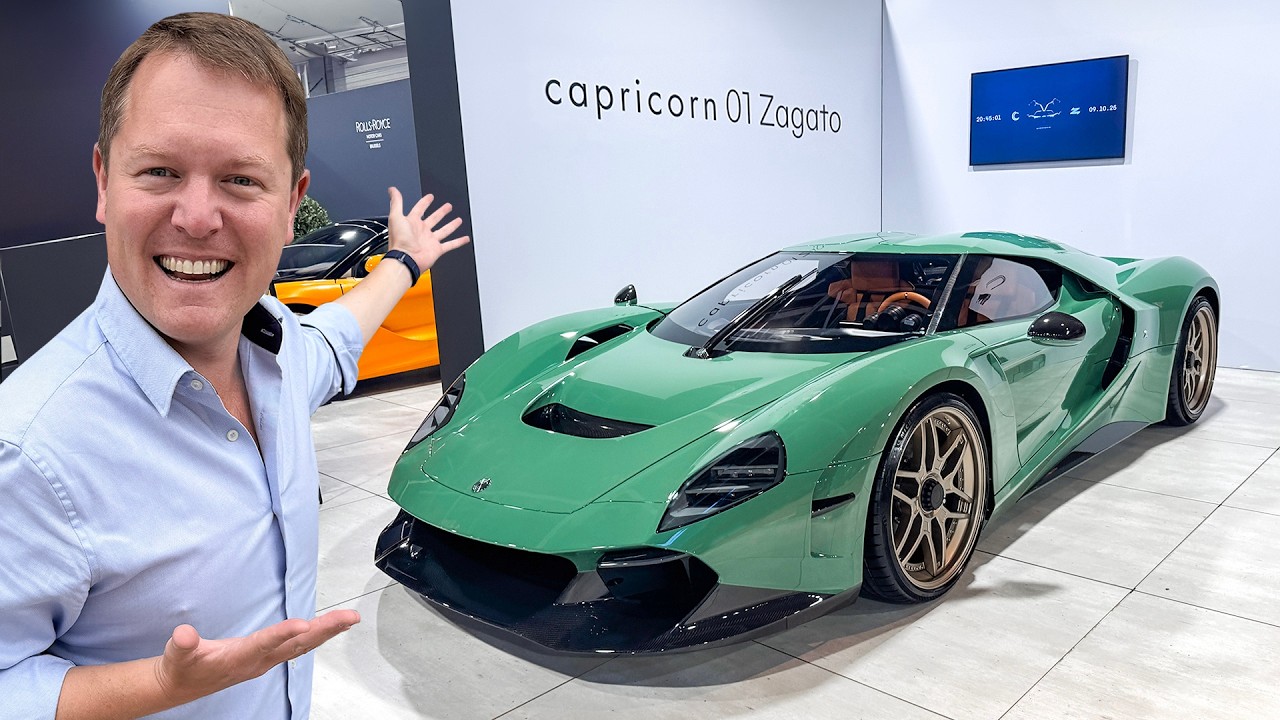 Новый CAPRICORN 01 ZAGATO! Первый взгляд на гиперкар с 5-ступенчатой ​​механической коробкой пере...