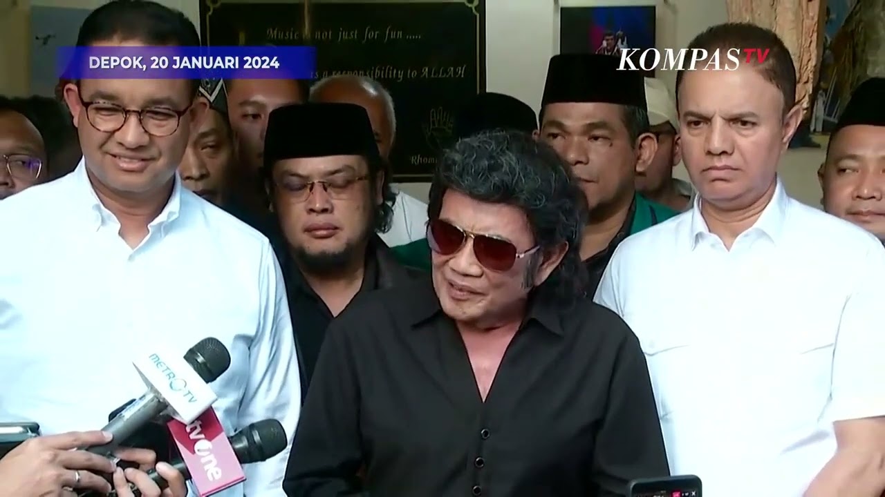 Bahas Pemilu, Ini Kata Anies dan Rhoma Irama Usai Jumpa di Markas Soneta