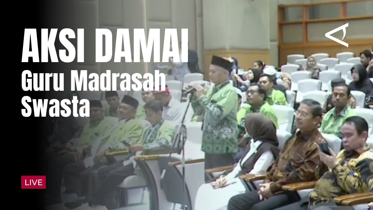 [LIVE] AKSI DAMAI GURU MADRASAH SWASTA