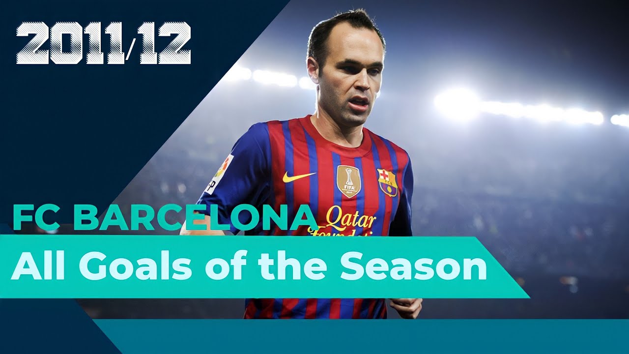 PES 2012 - FC Barcelona | All Goals of the Season [1080p HD]