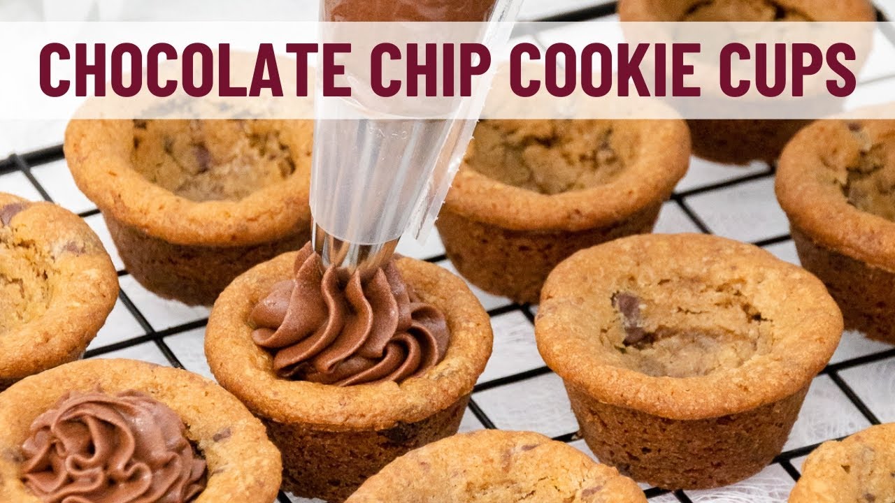 Easy Chocolate Chip Cookie Cups