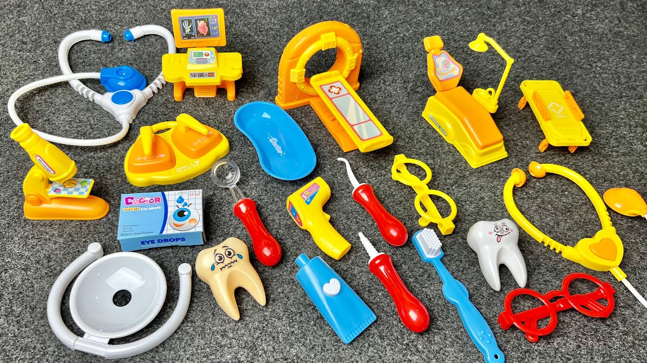 11 Minutes Satisfying with Unboxing Doctor Toy & Medical Equipment ASMR | Review Toys