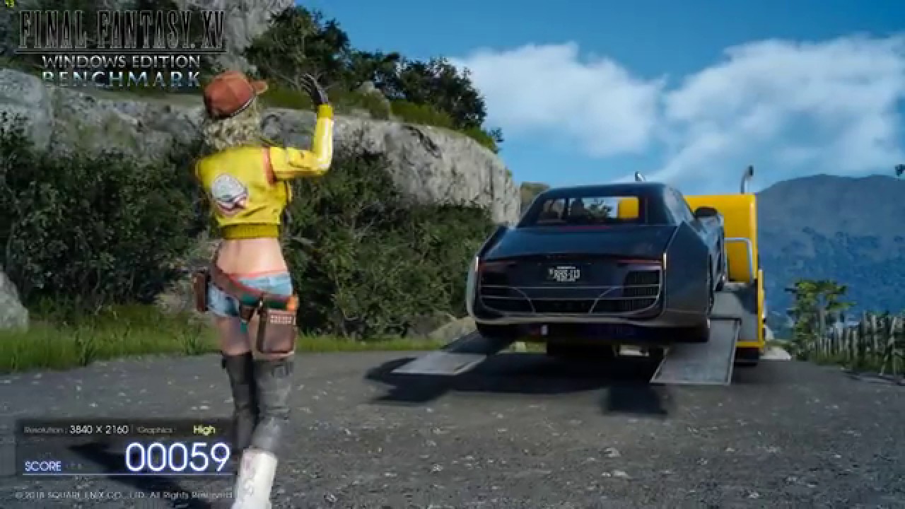 Final Fantasy XV Windows Edition benchmark 4K