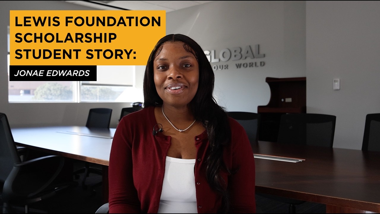 Lewis Foundation Scholarship Student Story: Jonae Edwards