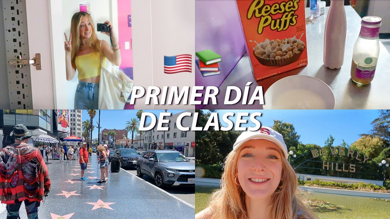 Mi PRIMER DÍA DE CLASES en ESTADOS UNIDOS 🇺🇸📚 | @yasmineta_