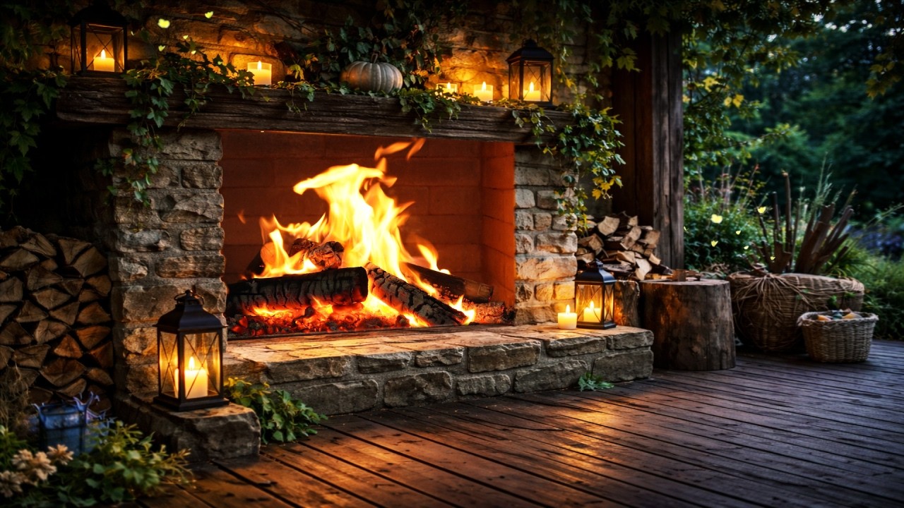 Cozy Spring Morning by the Fireplace 🌸 Relaxing Jazz Piano for Study, Work & Focus