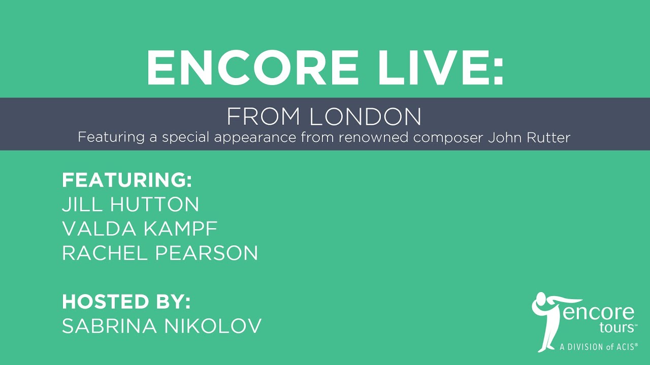 Encore Live: From London