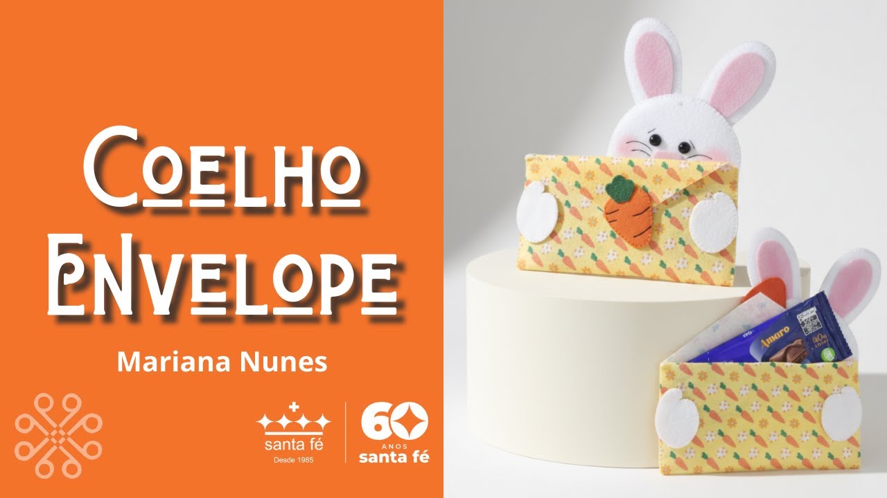 Como Fazer Coelho Envelope – Passo a Passo com Mariana Nunes | Santa Fé