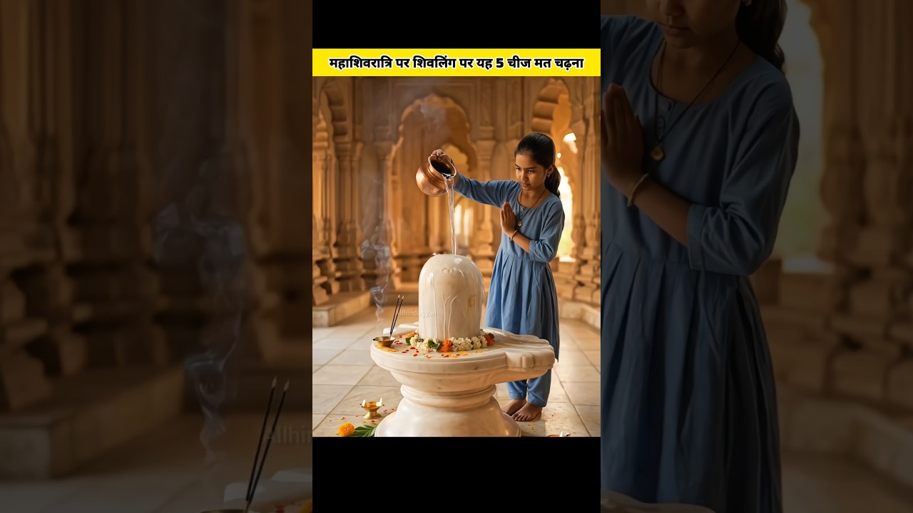 Do not offer these 5 things to Shivling on Mahashivratri #shorts