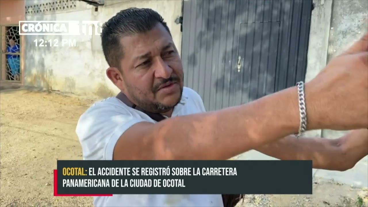 Fuerte colisión en la entrada a Ocotal deja varios heridos