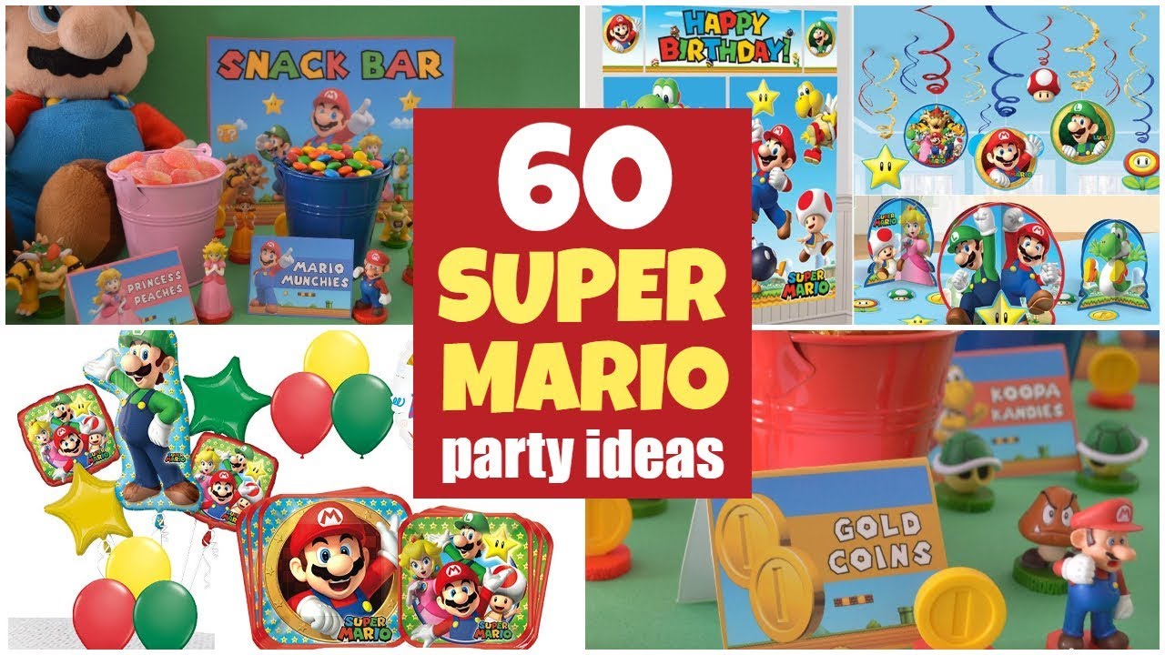 60 Super Mario Party Ideas and Super Mario Bros. Supplies!