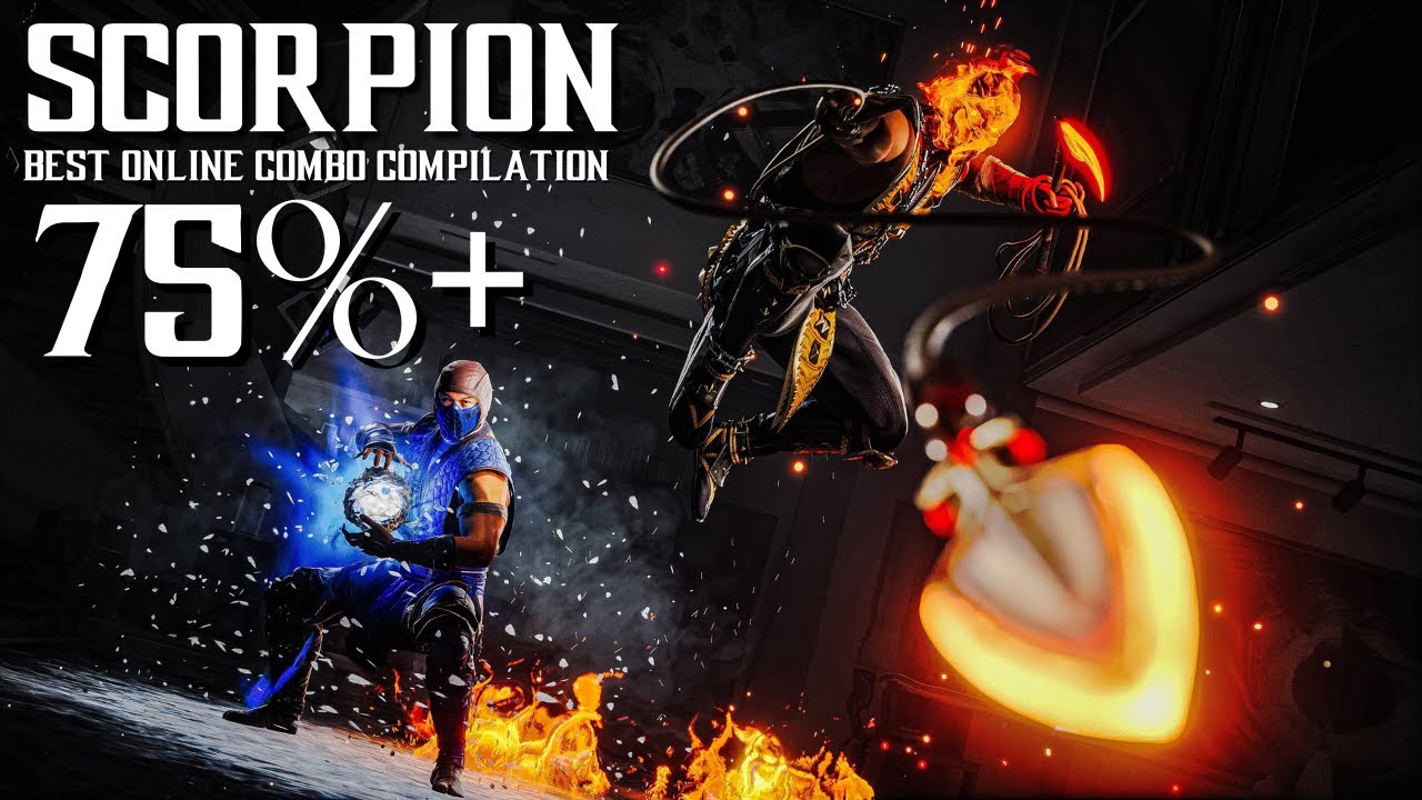 MK1 - Scorpion Best Online Combos ft. @guts2224