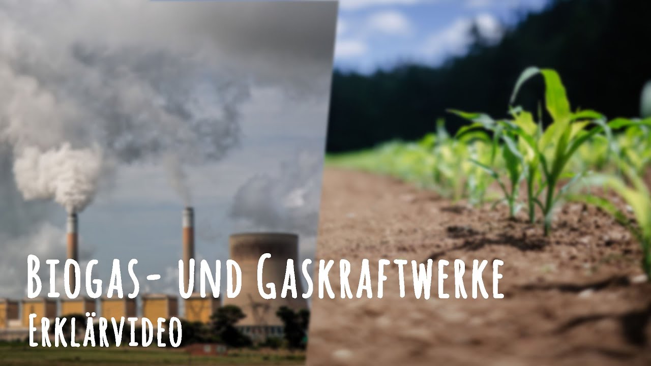 Wie funktioniert eine Biogasanlage und ein Gaskraftwerk? - Sch&uuml;lererkl&auml;rvideo
