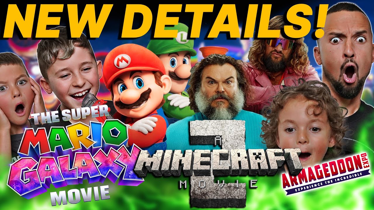 СЮЖЕТ ФИЛЬМА SUPER MARIO GALAXY УТЕЧЕН! ОБНОВЛЕНИЕ ПО ФИЛЬМУ MINECRAFT 2! | ARMAGEDDON | Nintendo...