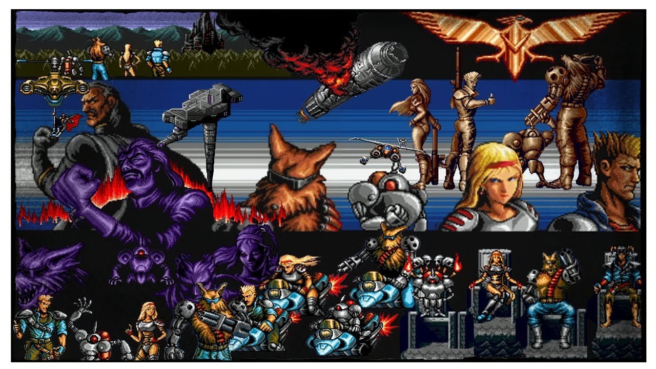 Contra: Hard Corps | ПРОХОЖДЕНИЕ | ВСЕ КОНЦОВКИ