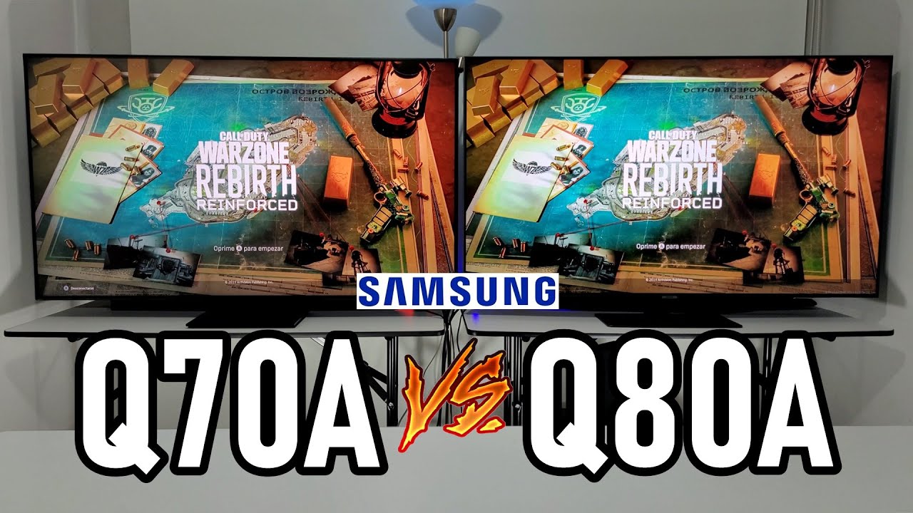 Samsung Q70A vs Q80A: Both are 4K QLED Smart TVs with HDMI 2.1 ports