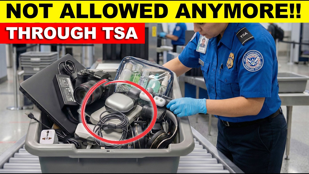 В 2026 году сотрудники TSA конфискуют 15 видов электроники | Airport NOW