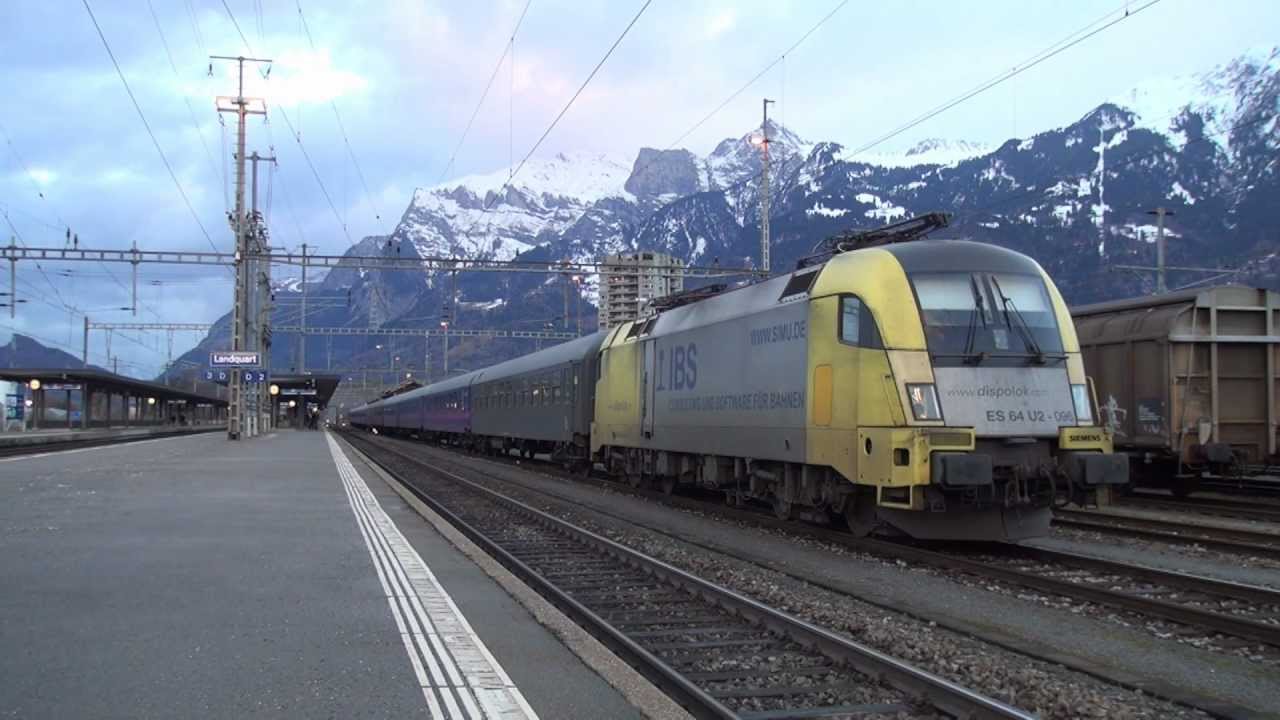 boxXpress ES64U2 - 096 mit Extrazug Mannheim - Landquart