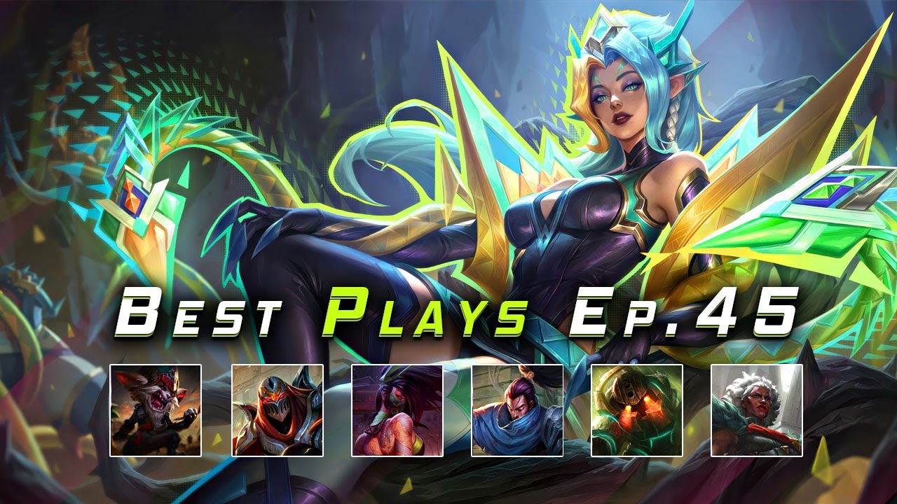 Монтаж LoL, эпизод 45, League of Legends, лучшие моменты, монтаж 2025