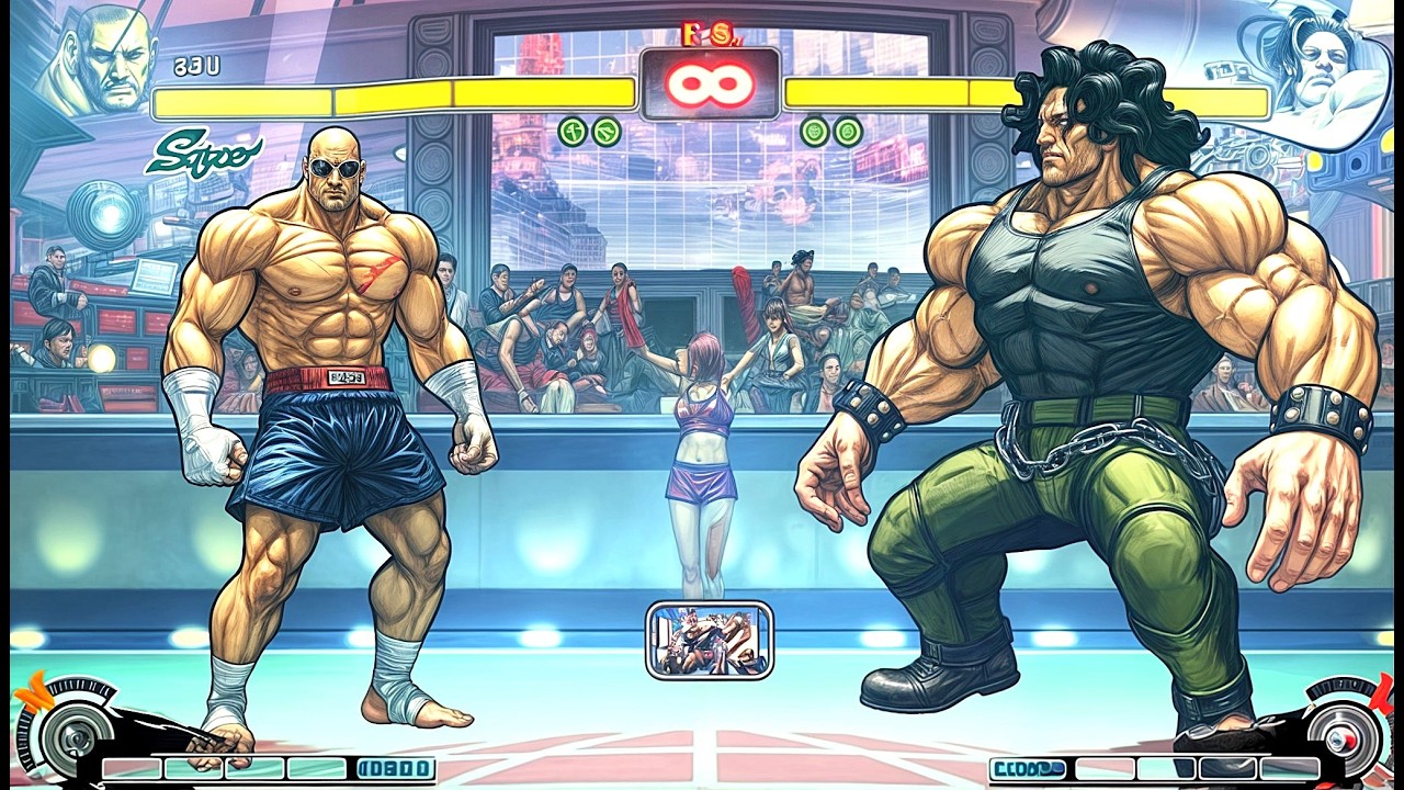 Ultra Street Fighter IV 🔥SAGAT VS HUGO🔥400 KG KAS vs MUAY THAI!🔥