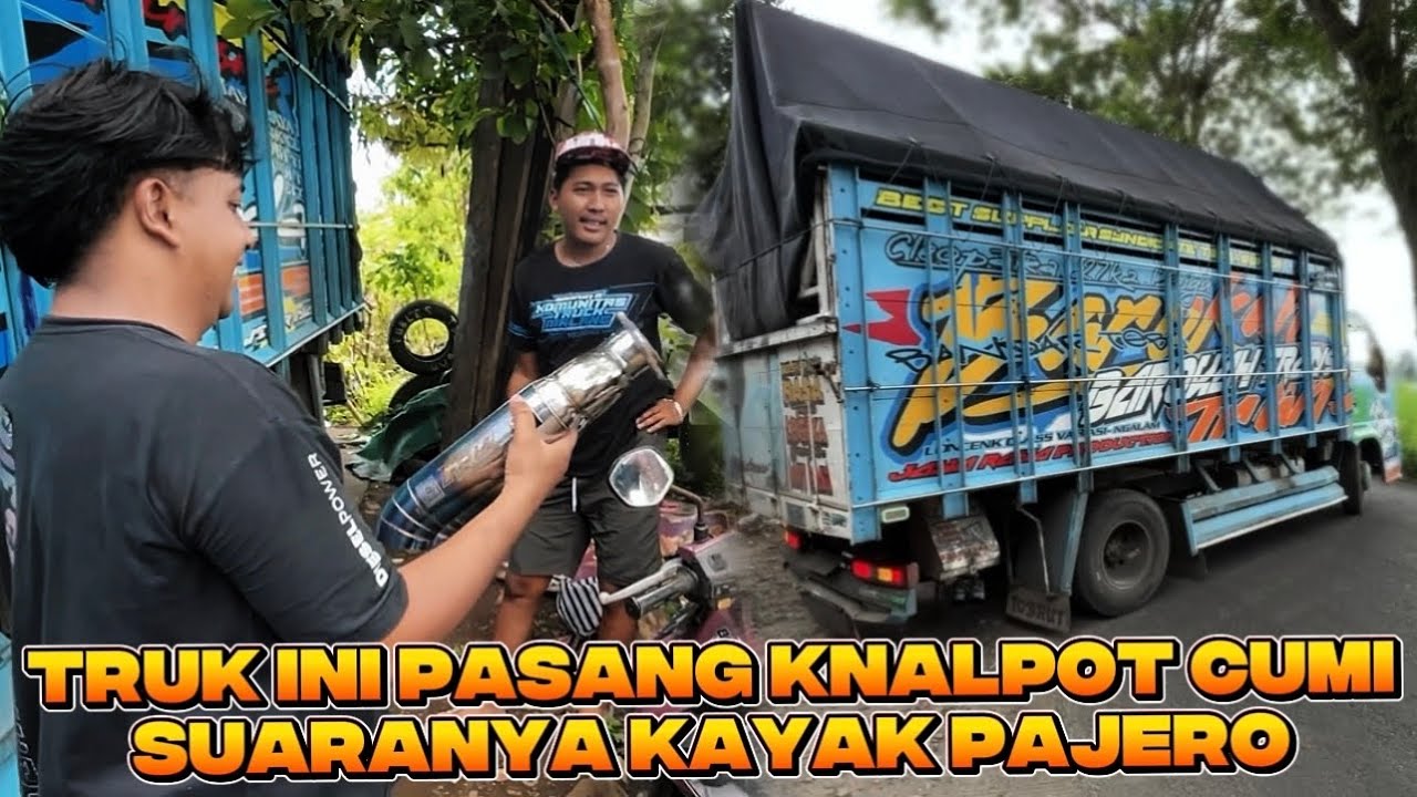 SUARANYA KAYAK PAJERO‼️ KERACUNAN PASANG KNALPOT CUMI BIAR KAYAK TRUK SC
