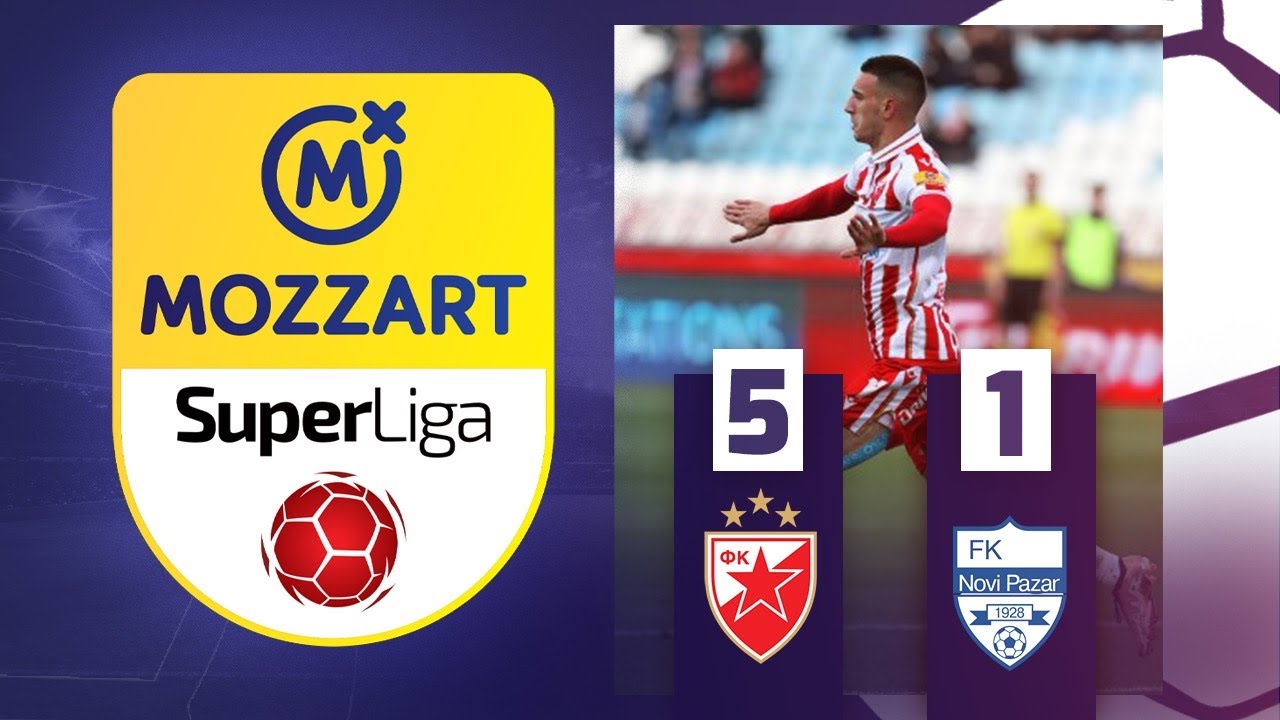 Mozzart Bet Super liga 2022/23 - 26.kolo: CRVENA ZVEZDA – NOVI PAZAR 5:1 (2:1)