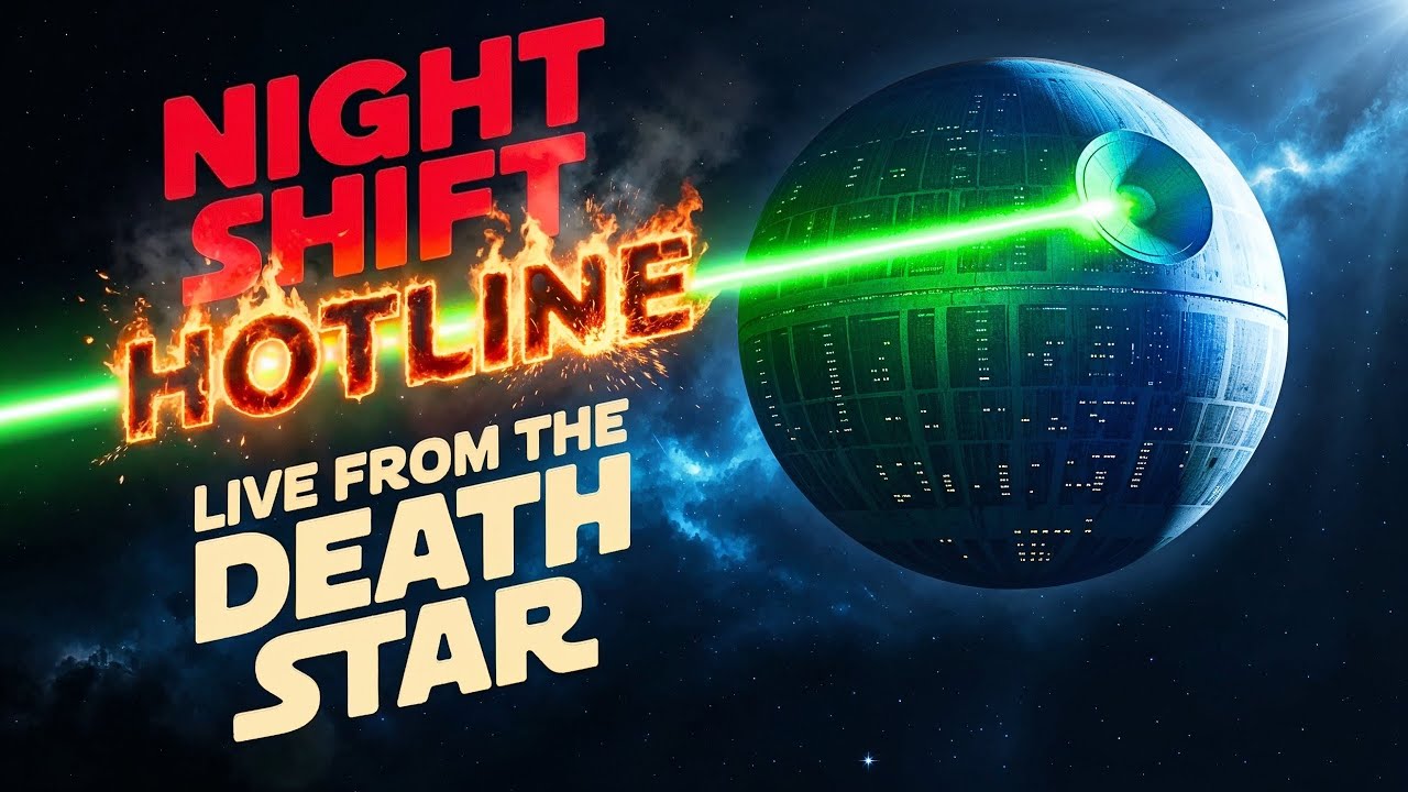 Chill out, The Empires HOTLINE is OPEN! Death Star Conspiracy Night | Star wars Tales for Sleep