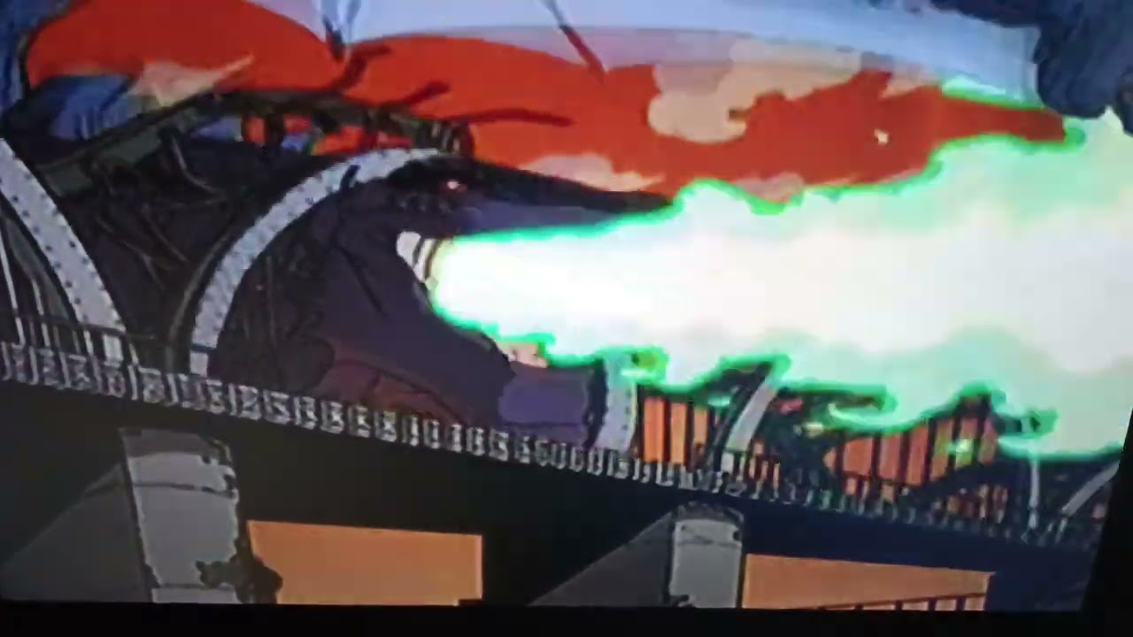 Godzilla Jr bite by giant bat, LOOK ALIKE CUJO 1983 movie!!!! 