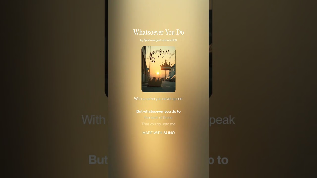 Whatsoever You Do