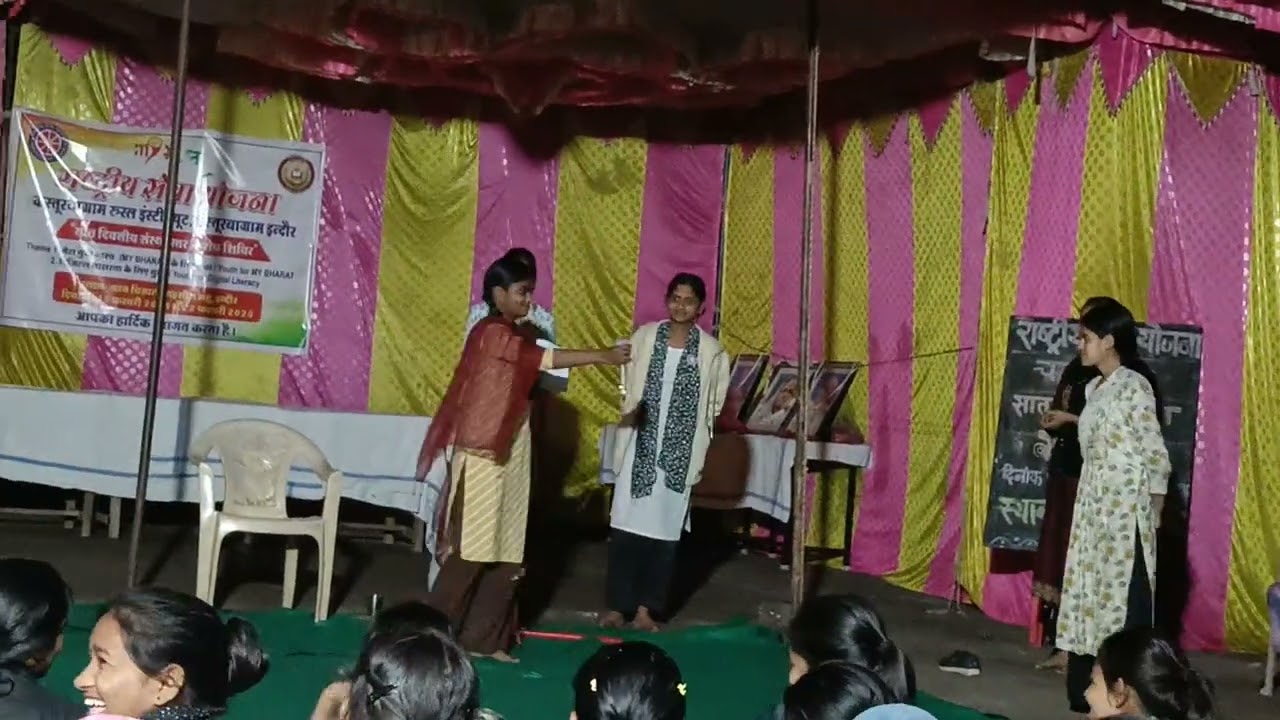 Nukkad Natak Balika Shiksha, NSS Camp, Kasturbagram Rural Institute Indore 