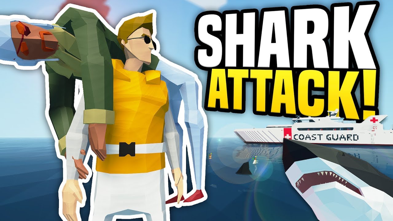 SHARK ATTACK RESCUE MISSION - Stormworks: Build and Rescue | Sharks Surround Boat!