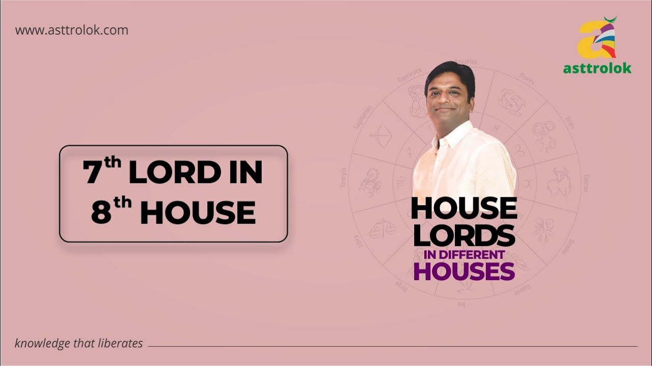 सप्तम भाव का स्वामी अष्टम भाव में | 7th lord in 8th House in Astrology | Marriage Astrology