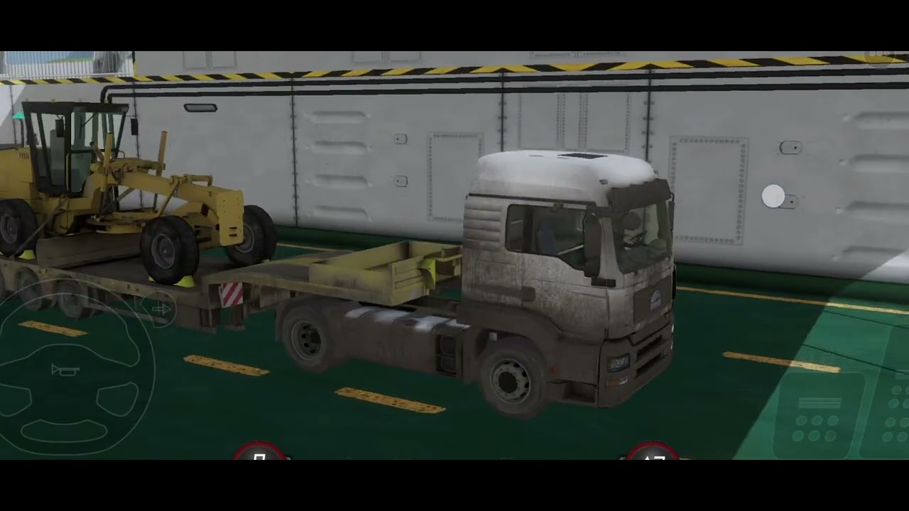 Driving a Heavy Truck onto a Ferry Ship! 🚢 | Realistic Truck Simulator Gameplay #gaming 